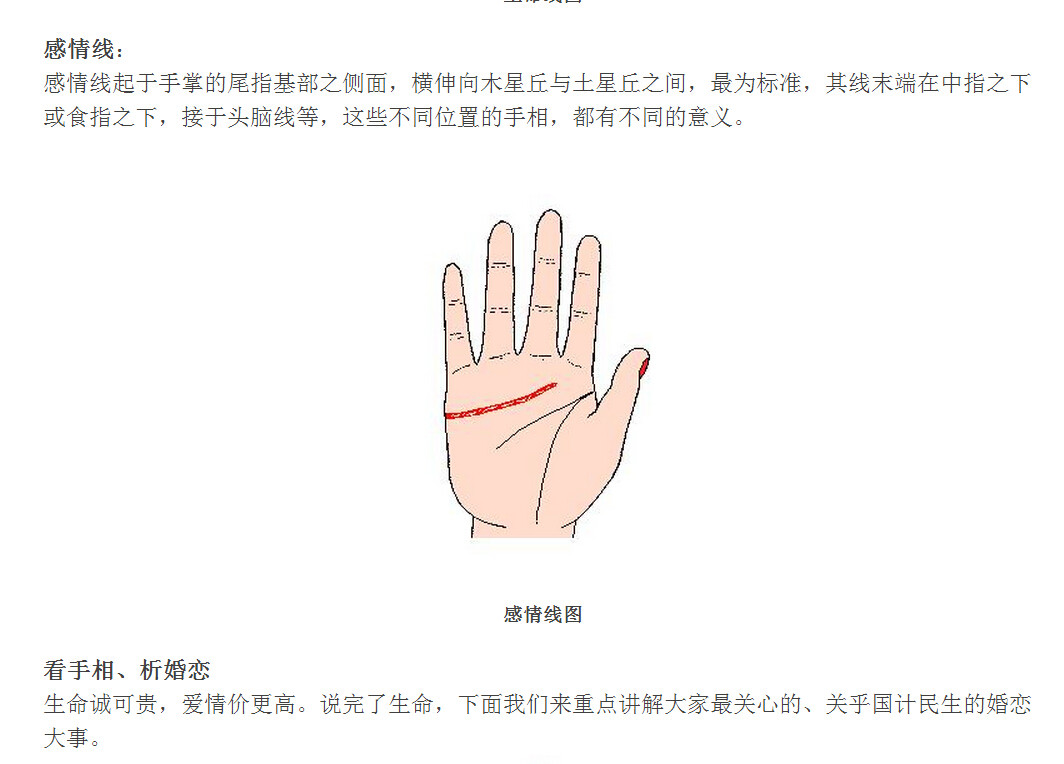 手纹算命图解(6)(点击浏览下一张趣图)