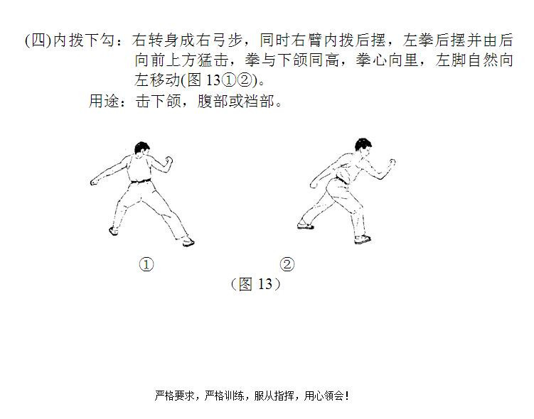 军体拳第一套图解(4)(点击浏览下一张趣图)