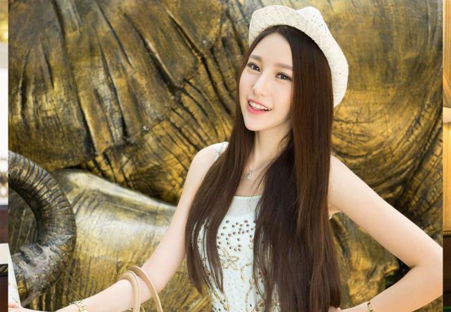 刘奕宁Lynn白色裙子优雅妩媚气质长发女神(7)(点击浏览下一张趣图)