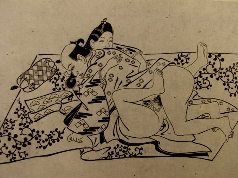 夸张的日本浮世绘春画 阿拉伯人肉笔春画(3)(点击浏览下一张趣图)
