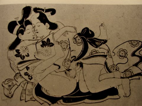 夸张的日本浮世绘春画 阿拉伯人肉笔春画(4)(点击浏览下一张趣图)