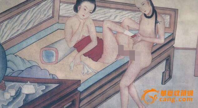 清代春官图片欣赏：秘蔵99春画图(4)(点击浏览下一张趣图)