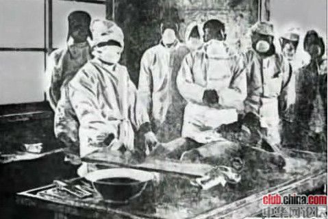 731部队女尸图：日军731部队性试验方法图解(点击浏览下一张趣图)