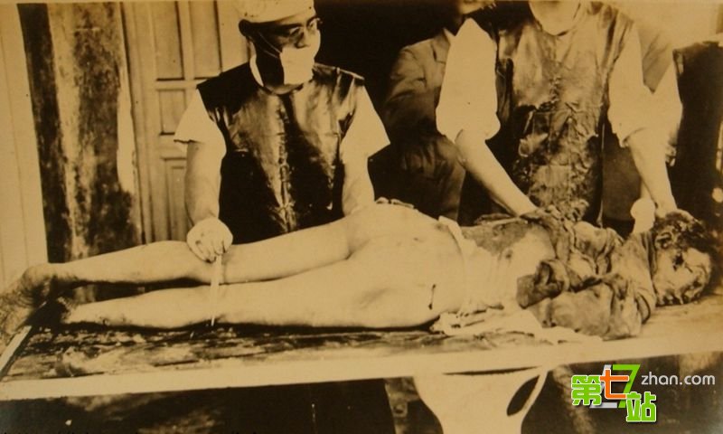 731部队女尸图：日军731部队性试验方法图解(10)(点击浏览下一张趣图)