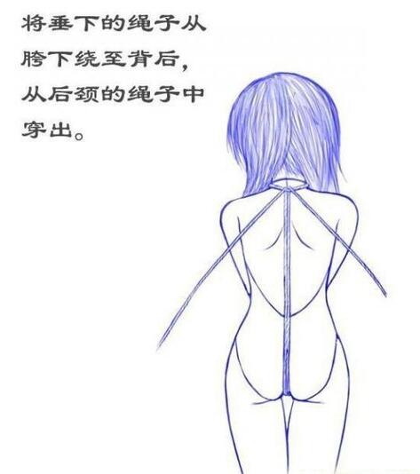 龟甲缚男生教程图解：龟甲缚教学图解(6)(点击浏览下一张趣图)