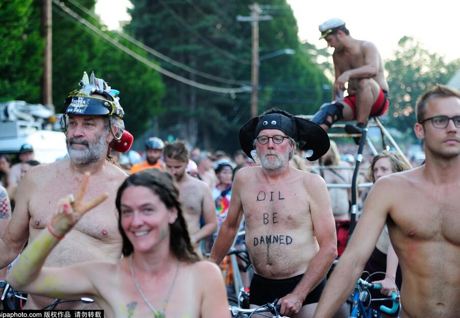 波特兰万人裸体自行车图片集：天体浴场自然之美精选(7)(点击浏览下一张趣图)