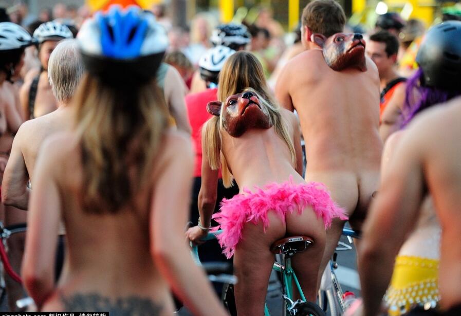 波特兰万人裸体自行车图片集：天体浴场自然之美精选(15)(点击浏览下一张趣图)