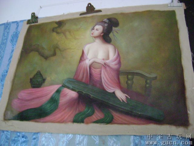 杨红太油画作品图片：人与自然·老房子篇(3)(点击浏览下一张趣图)