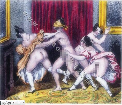 18世纪欧洲漫画插图：欧洲中世纪插图，埃及春画图(3)(点击浏览下一张趣图)