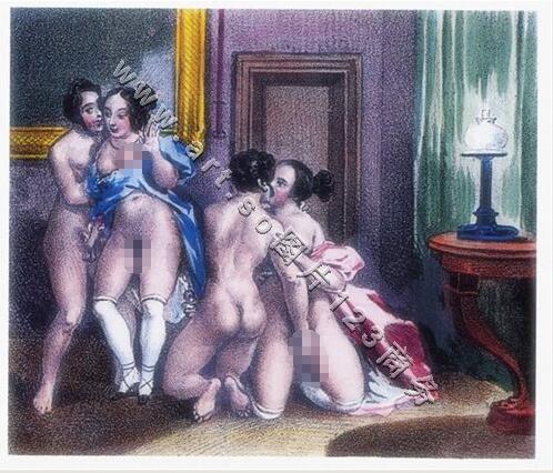 18世纪欧洲漫画插图：欧洲中世纪插图，埃及春画图(6)(点击浏览下一张趣图)