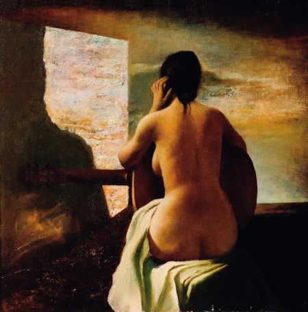 张大中女人体油画欣赏：裸模拍摄视频现场(点击浏览下一张趣图)