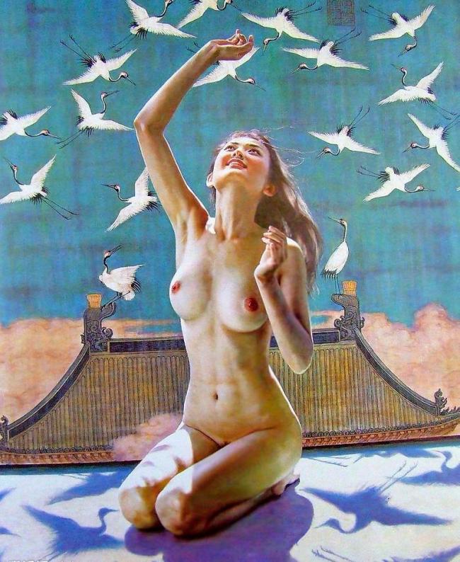 人体高清油画图：中央美院裸体油画(2)(点击浏览下一张趣图)