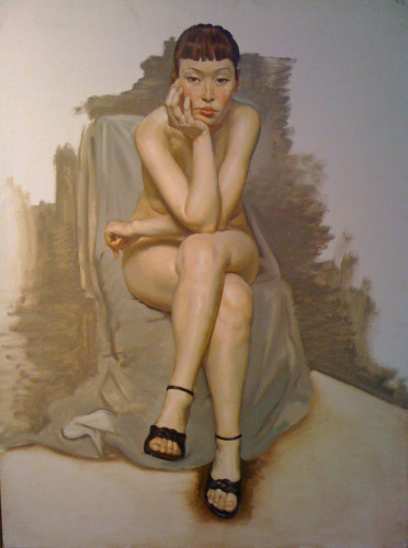 何大桥女人体油画：人体油画欣赏(2)(点击浏览下一张趣图)