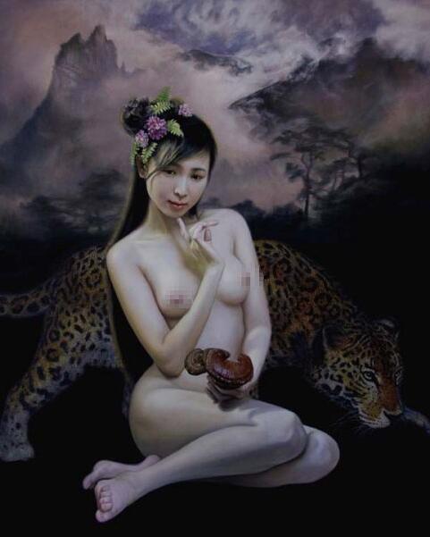 李壮平的神女系列油画：李勤龙女系列油画(点击浏览下一张趣图)