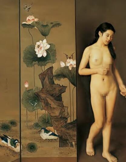 画家妻子现代人体油画：高清人体油画图片大全(4)(点击浏览下一张趣图)