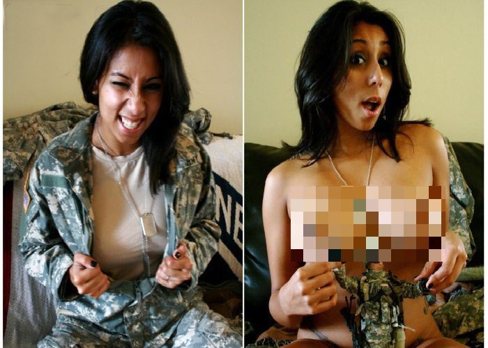 美国女兵大量裸：人体局部彩绘图片(3)(点击浏览下一张趣图)