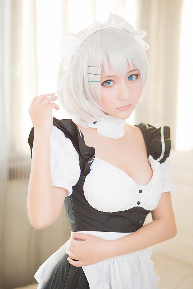 白丝女仆cosplay 白丝女仆诱惑：cosplay白丝女仆污图(3)(点击浏览下一张趣图)