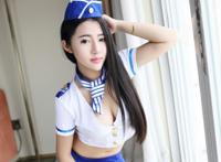 性感空姐嘉嘉Tiffany制服美腿诱惑美女