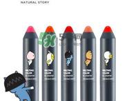 The Face Shop唇膏 Flat Glossy Velvet Lipstick试色