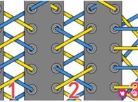 运动鞋鞋带的24种系法