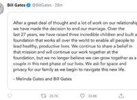 比尔·盖茨与梅琳达宣布离婚 比尔盖茨为什么离婚