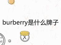 burberry是什么牌子