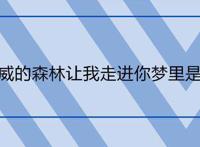 穿过挪威的森林让我走进你梦里是什么歌