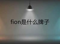 fion是什么牌子