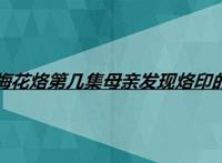 梅花烙第几集母亲发现烙印的