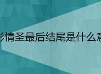 电影情圣最后结尾是什么意思