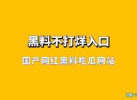 国产网红黑料吃瓜网站-黑料不打烊入口 吃瓜网最新地址