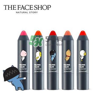 The Face Shop唇膏 Flat Glossy Velvet Lipstick试色