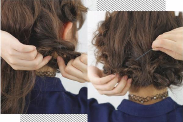 如何自己做简单盘发 自己盘头发简单好看的步骤