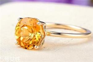 黄水晶戒指寓意是什么？象征快乐与健康