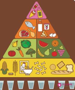 人体七大营养标准金字塔