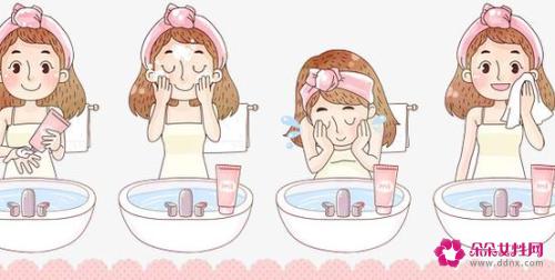 正确洗脸方法七个步骤
