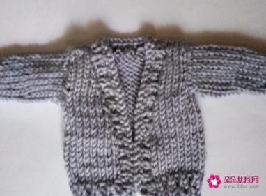 女式休闲毛衣的织法