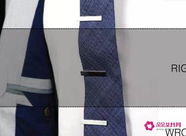 领带和领带夹搭配