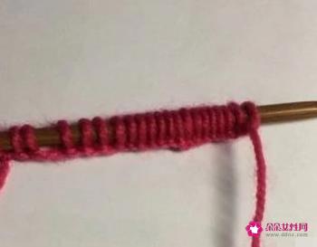 粗线围巾的几种编织方法