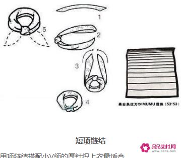 正方形丝巾的系法图解