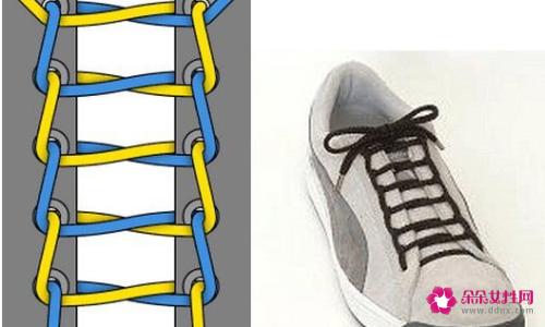 24种鞋带的系法图解
