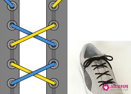 24种鞋带的系法图解