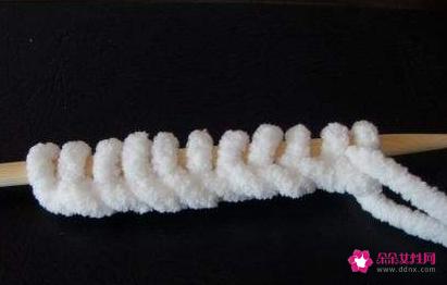毛线围巾的各种织法