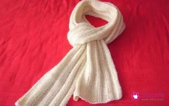 毛线围巾的编织图案