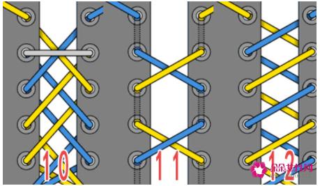 运动鞋鞋带的24种系法