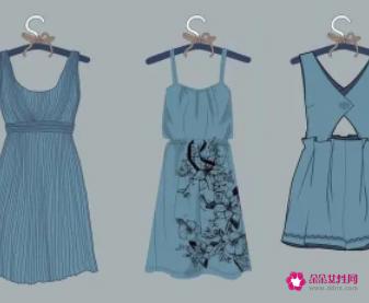 连衣裙的四种基本类型