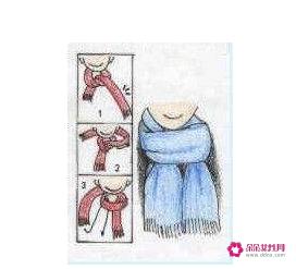 围巾的各种围法图片教程
