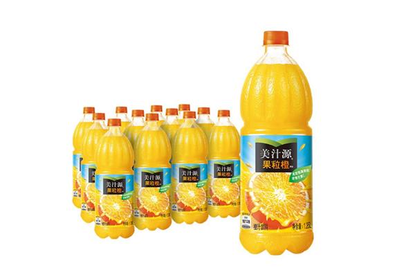 美汁源果粒橙是哪个公司的 美汁源果粒橙是碳酸饮料吗