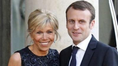 法国总统和他的妻子相差几岁，大24岁！