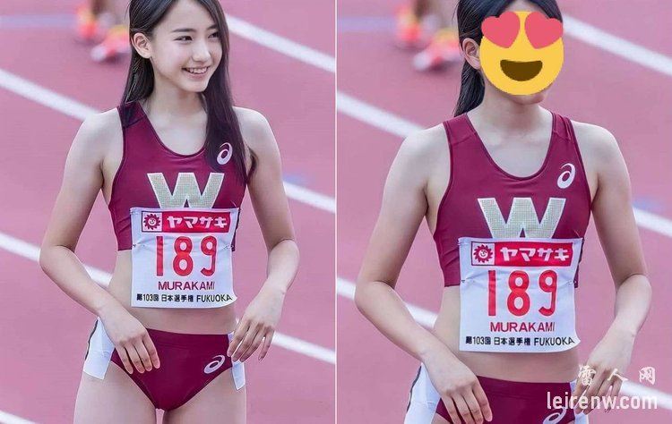 村上夏美（日本田径美少女）素颜照曝光，惊艳众人